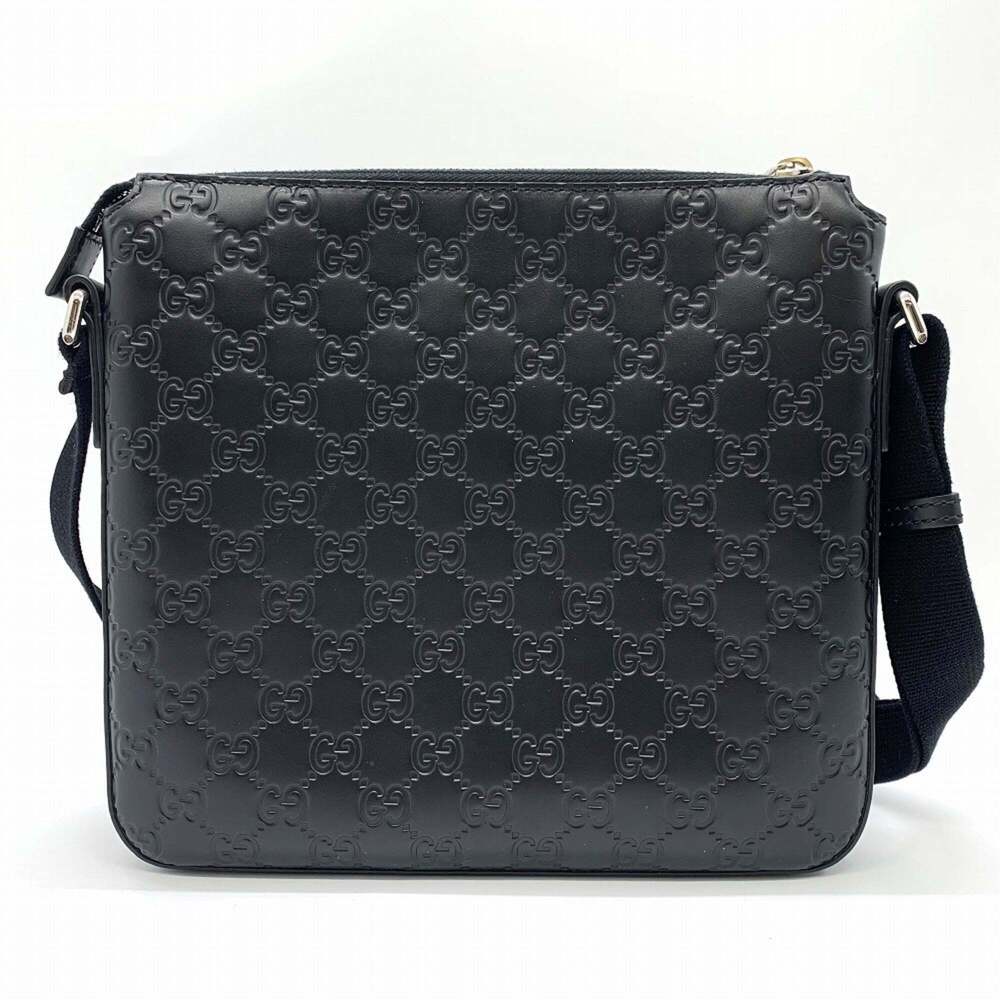 GUCCI Black Leather Shoulder Bag - Picture 5 of 8